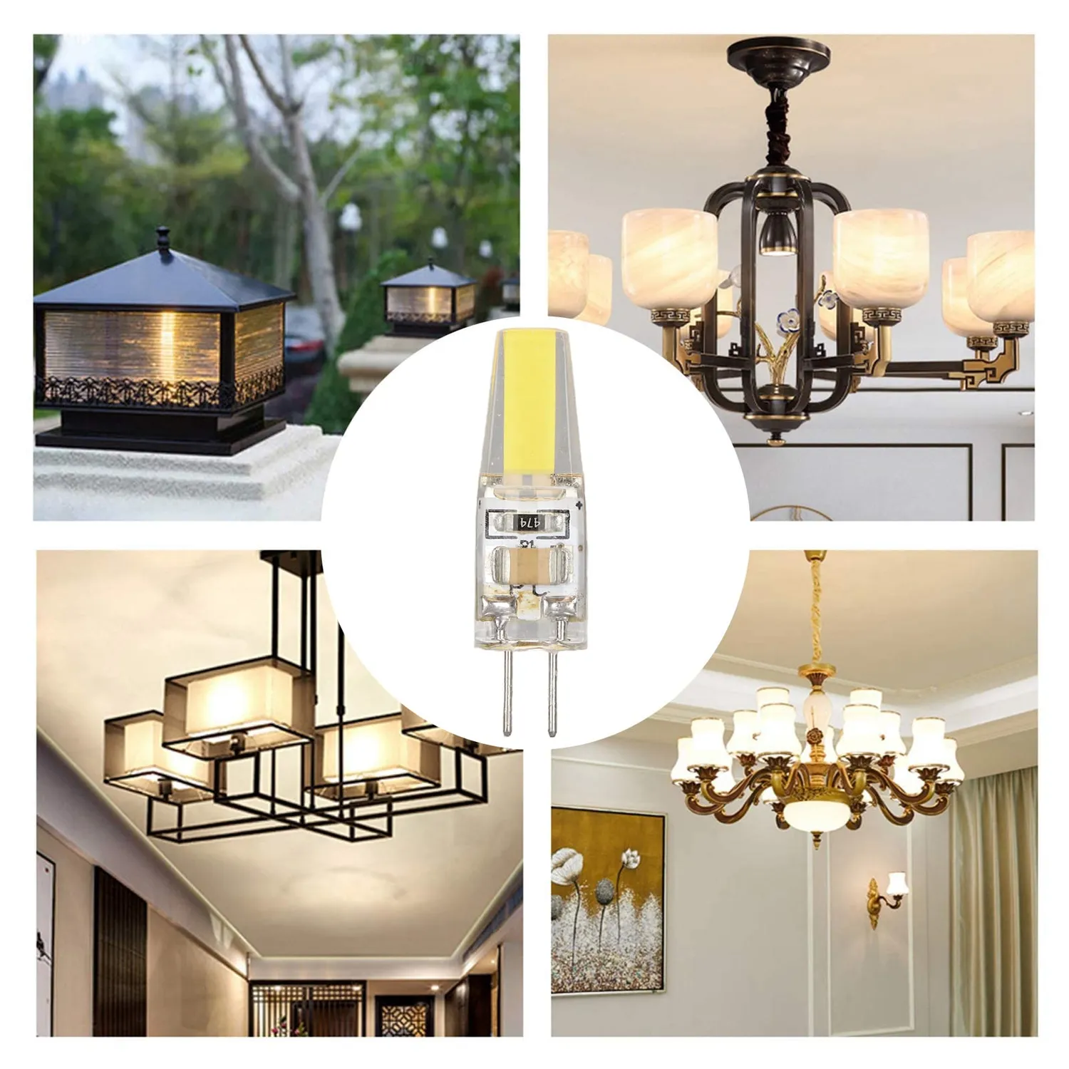 Garosa ampoule LED G4 6 W 500 lm, blanc froid, lot de 6