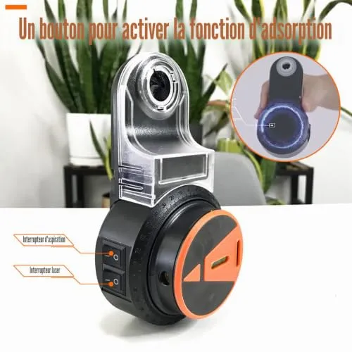 Garosa collecteur de poussière pour perceuse 0–13 mm, rechargeable