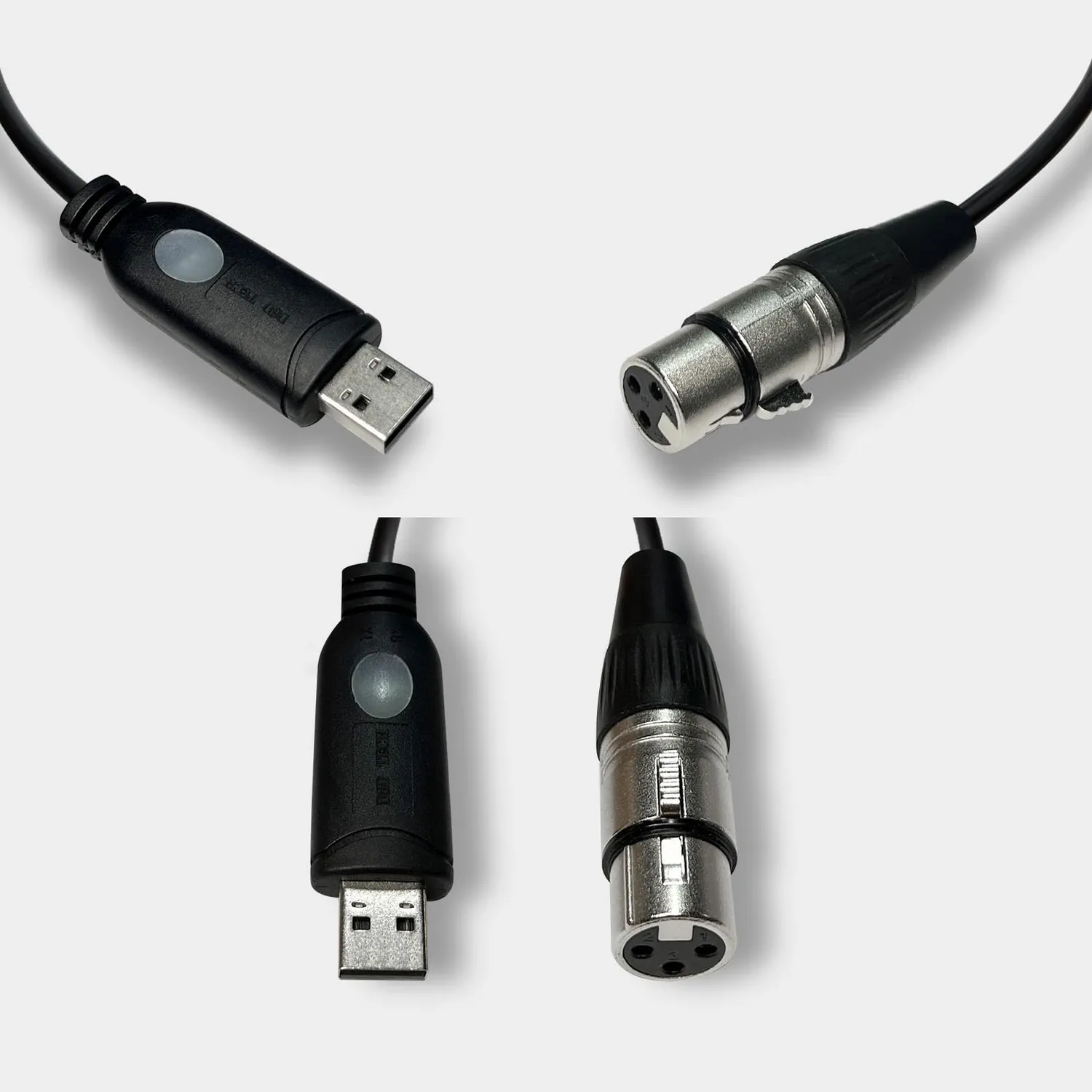 DSD TECH SH-AU20A câble USB vers XLR 1,8 m pour micro dynamique