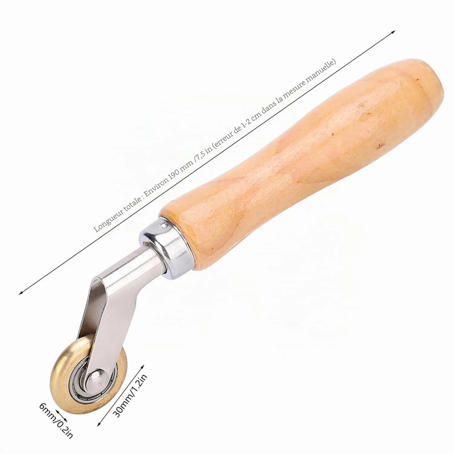Garosa rouleau de soudage PVC à roue en laiton pour membrane