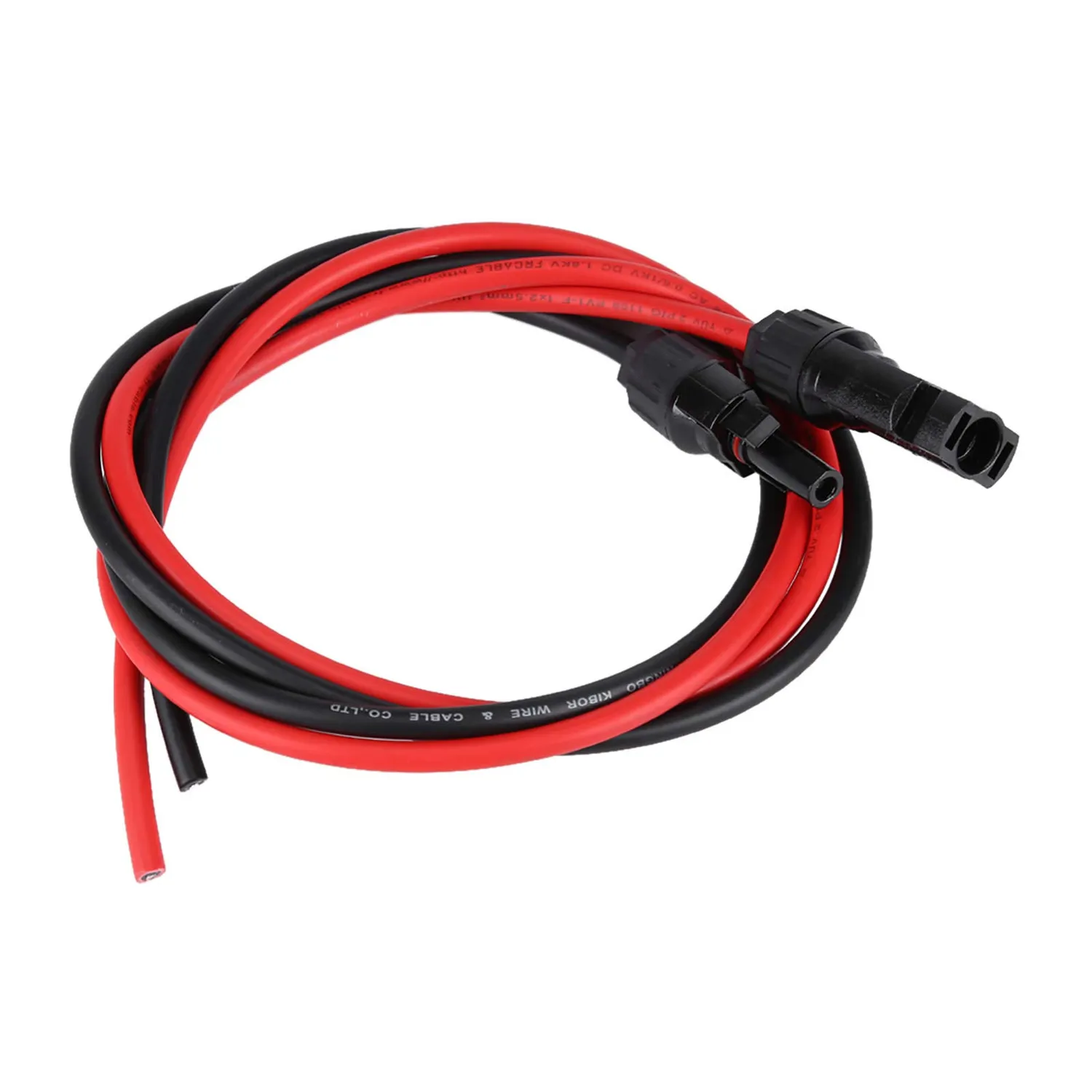 Garosa paire de câbles solaires MC4 2,5 mm rouge noir parallèle