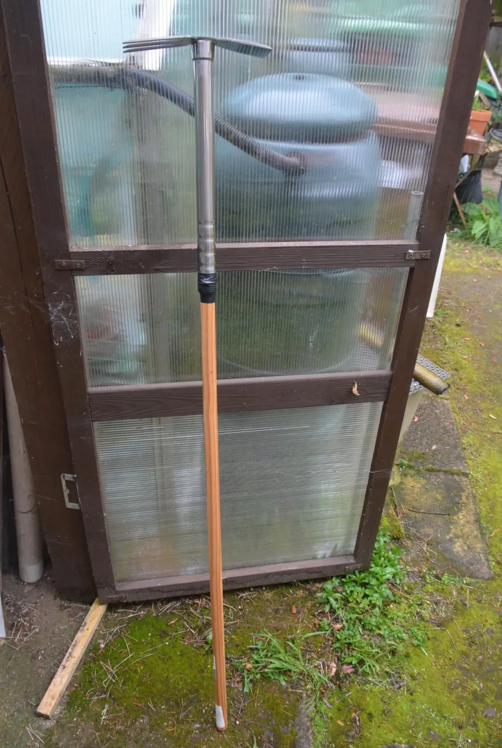 Garosa Houe râteau 2 en 1 acier jardin 39 cm