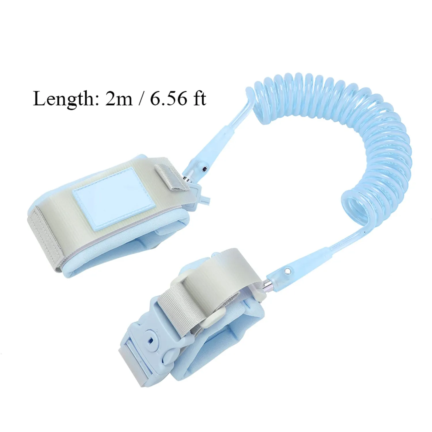 Garosa laisse anti-perte enfant 2 m bleue avec bracelet réglable