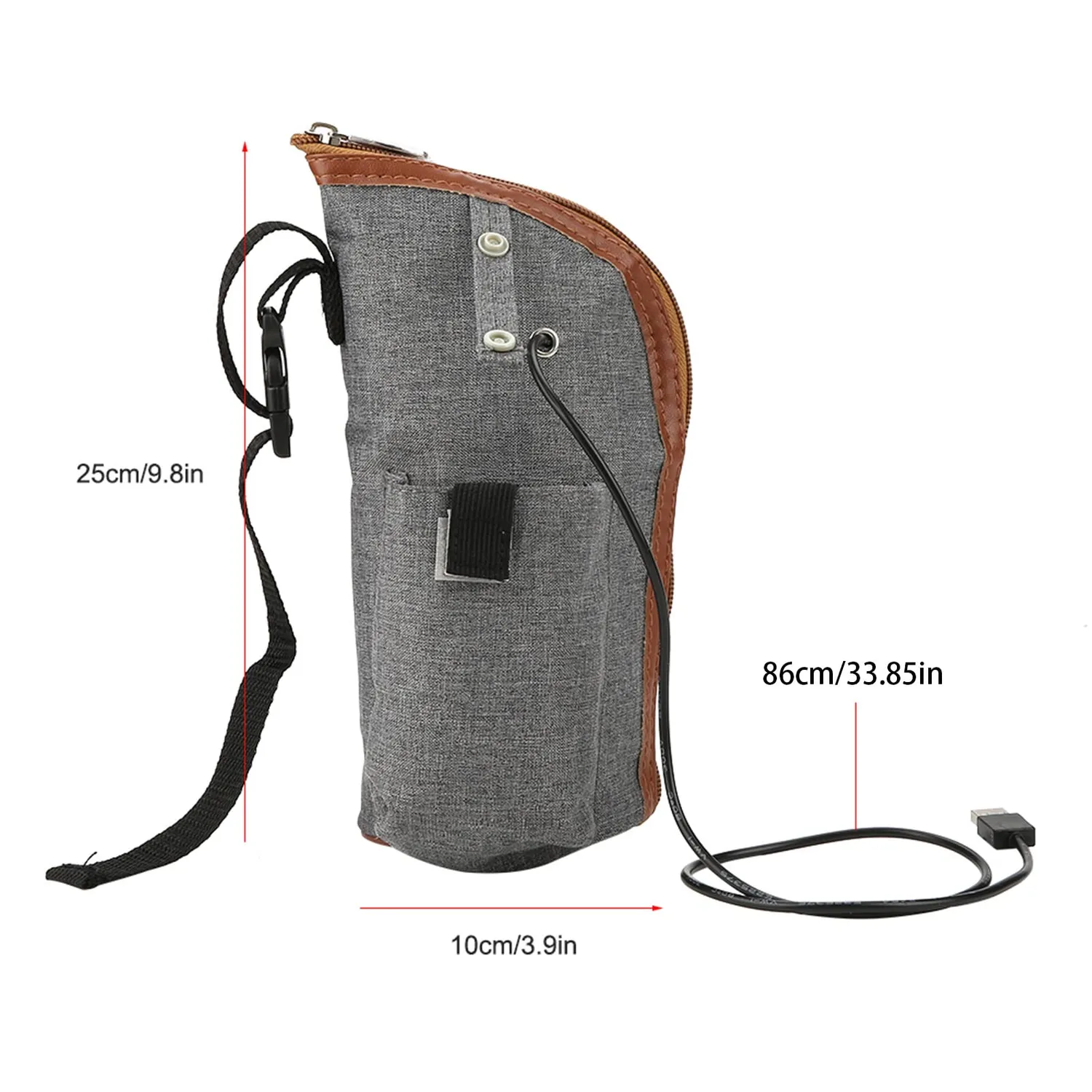 Garosa chauffe-biberon USB portable pour biberon de voyage