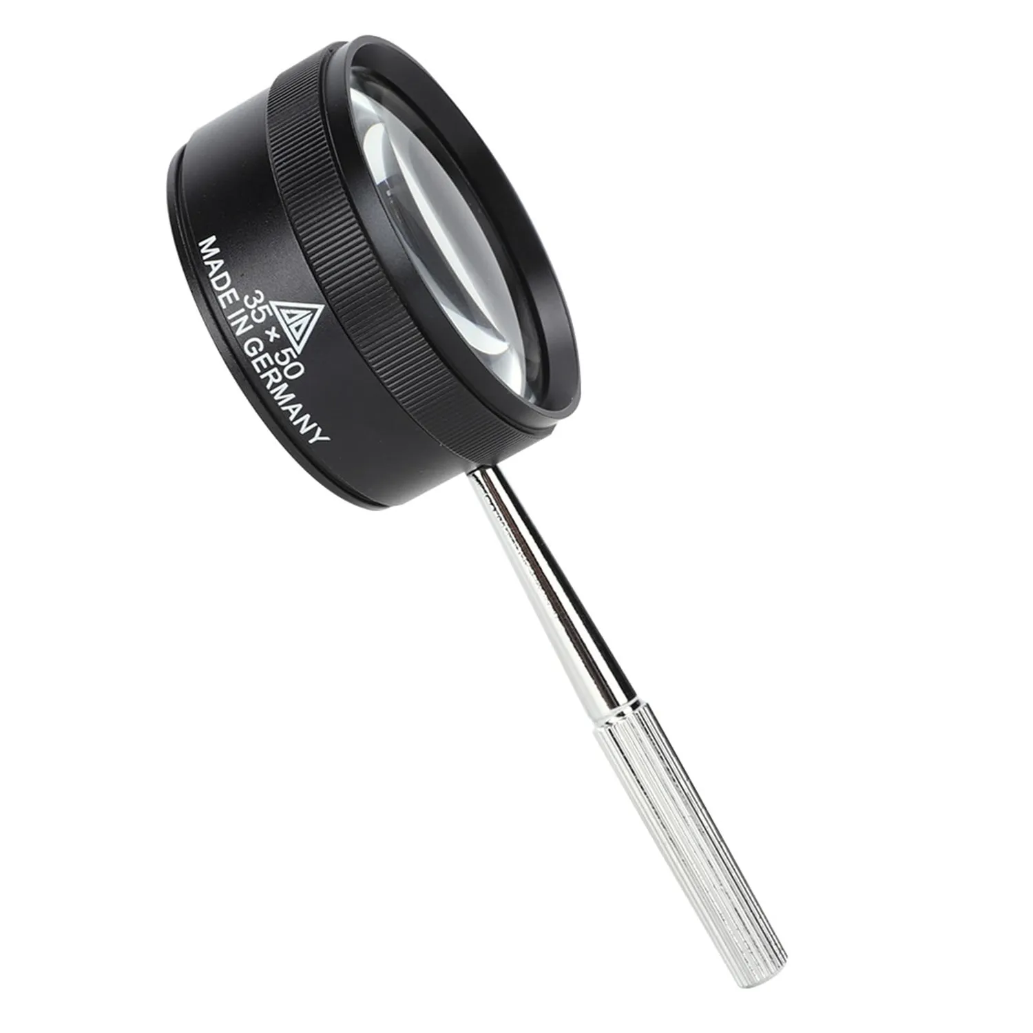 Garosa 35x50mm loupe de poche 10X manche zinc