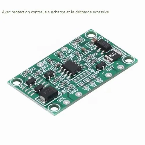Garosa contrôleur solaire 3,7 V pour batterie lithium