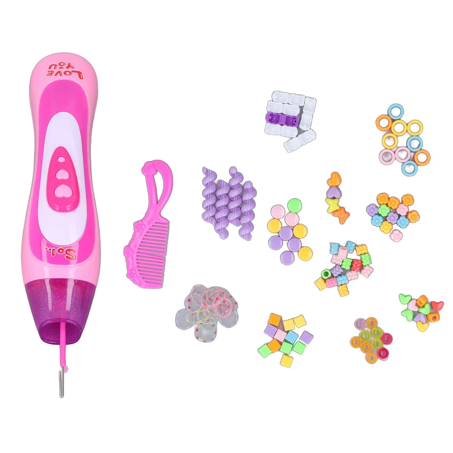 Garosa tresseuse électrique DIY pour cheveux, kit enfant