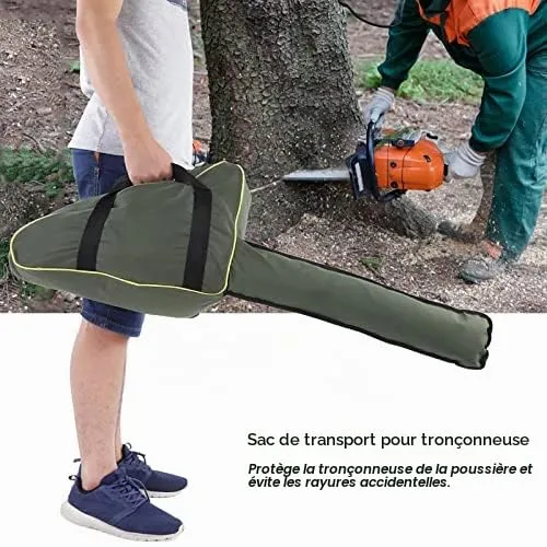 Garosa sac de transport pour tronçonneuse 12 à 16 pouces vert