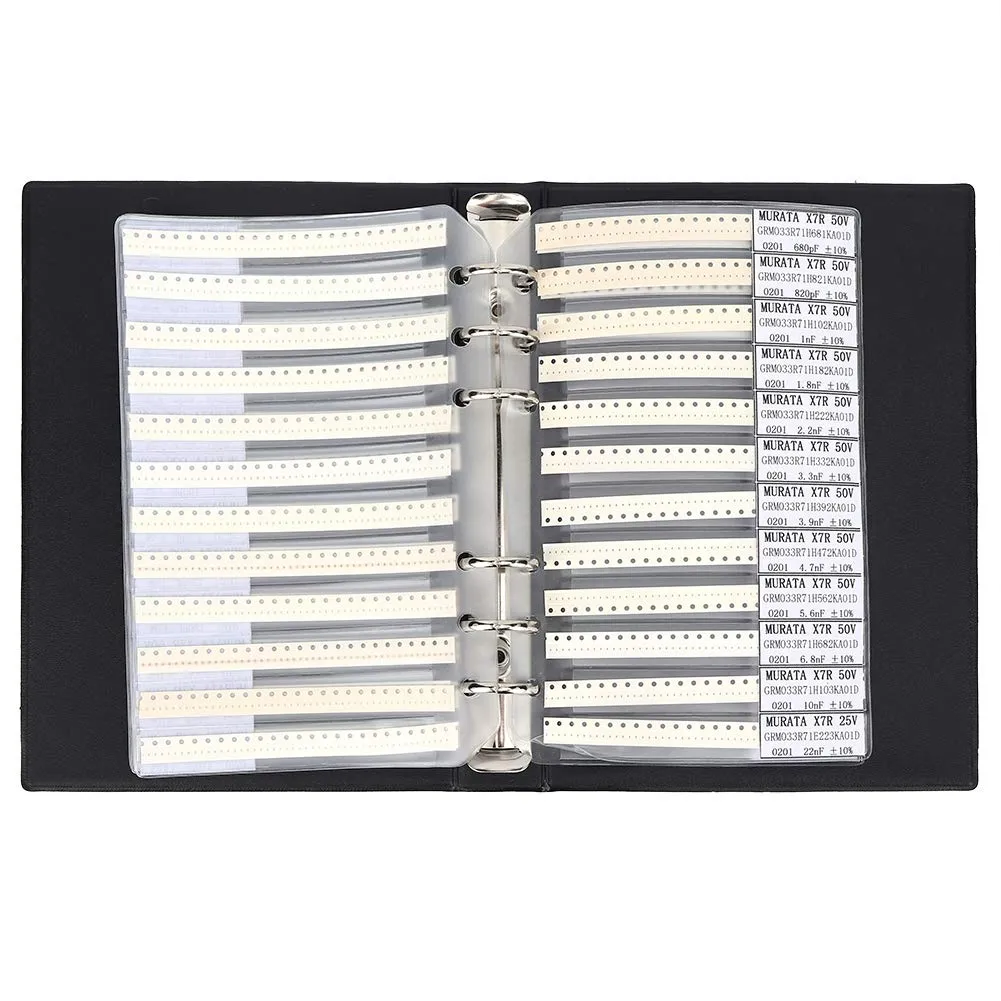 Garosa 0201 kit résistances 51 valeurs livre échantillons