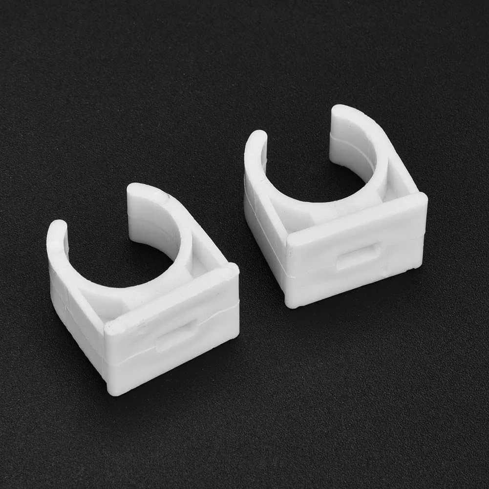 Garosa collier de tuyau en U 16 mm, lot de 20 en PPR blanc