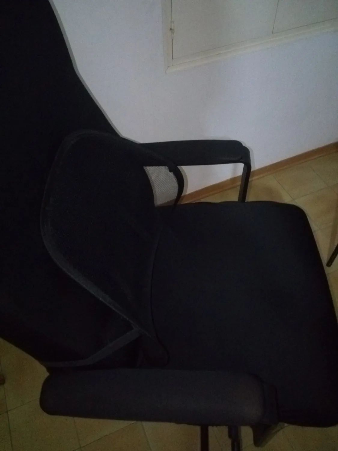 Garosa housses d’accoudoir chaise de bureau noires lot de 2 en polyester