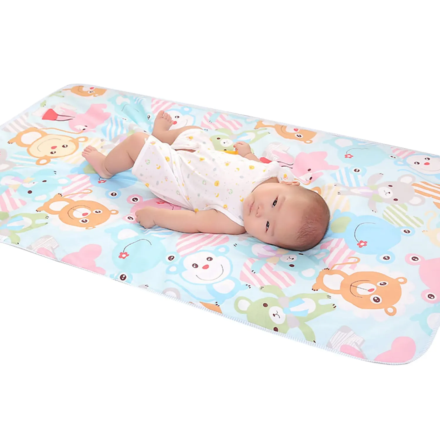 Garosa protège-matelas bébé imperméable motif cheva