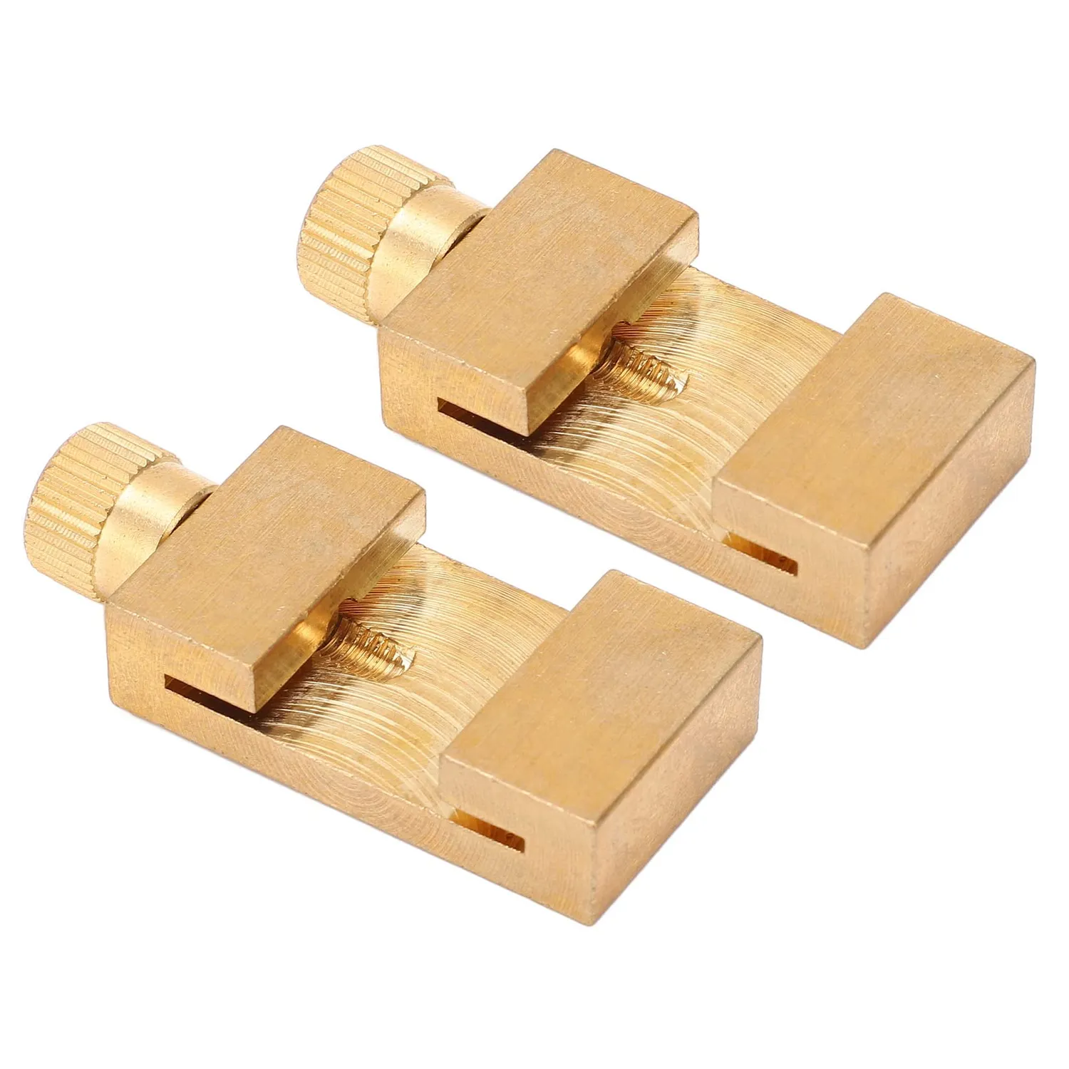 Garosa bloc de traçage en laiton pour règle, lot de 2