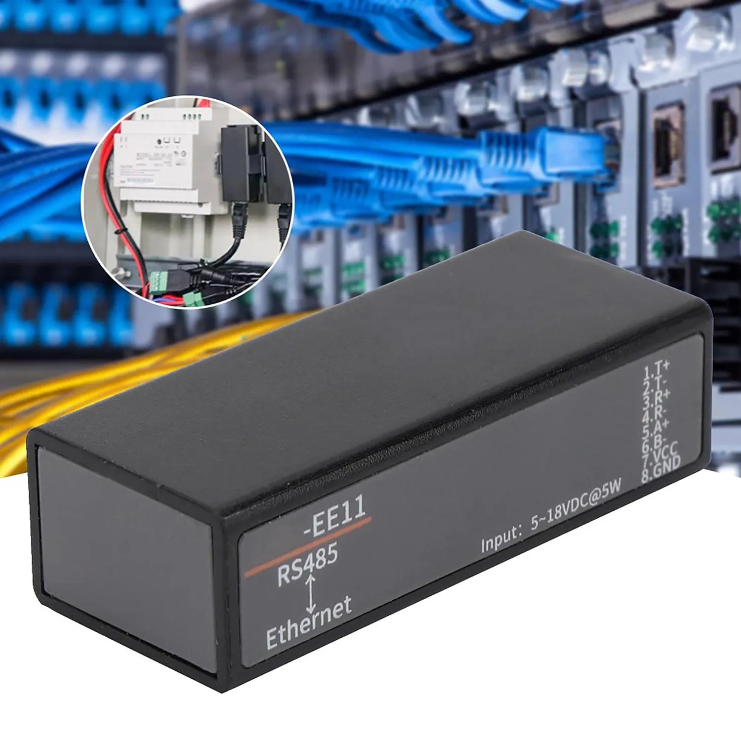 Garosa HF7121 serveur série RS485 vers Ethernet WiFi 460800 bps