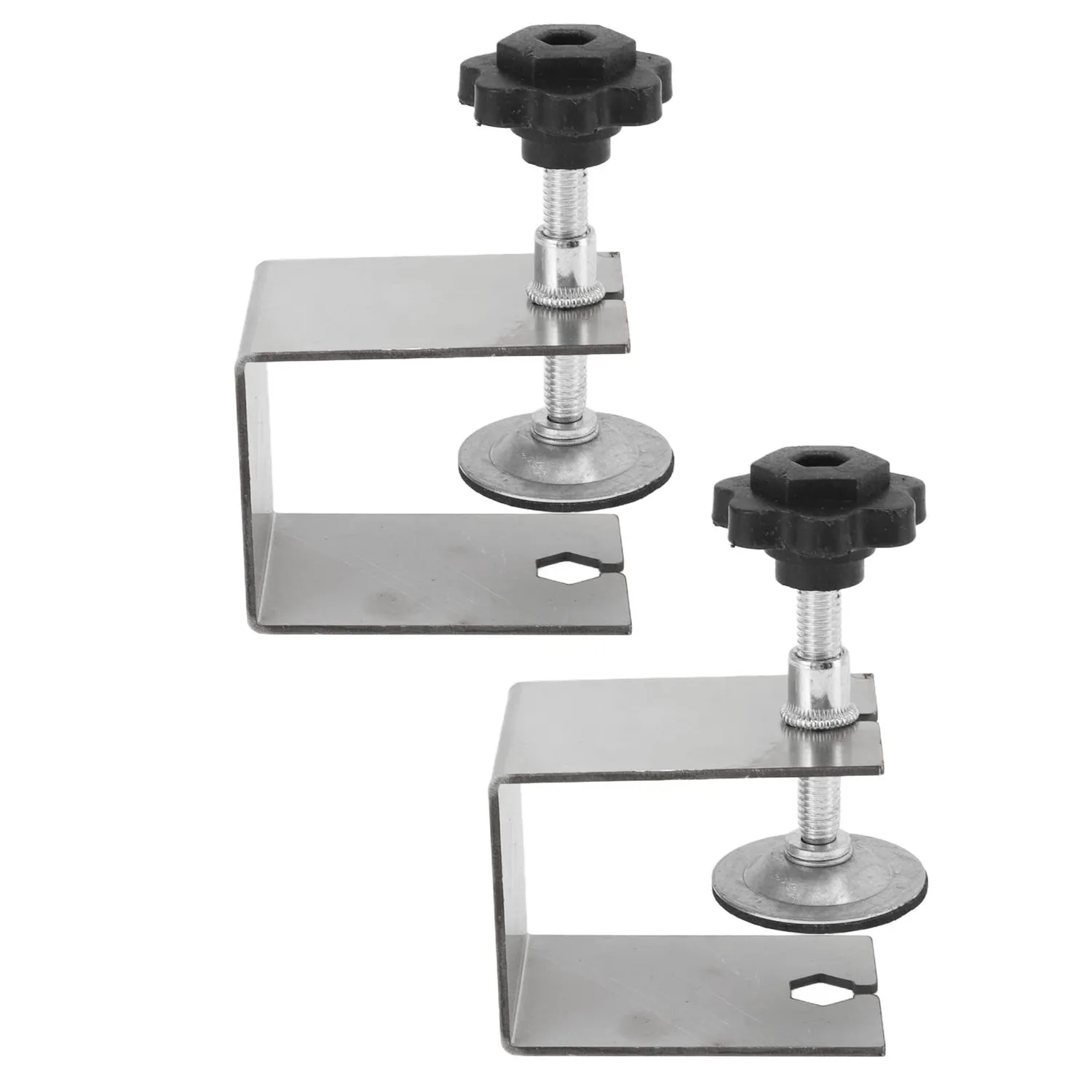 Garosa clip fixation façade tiroir acier lot de 2 pinces