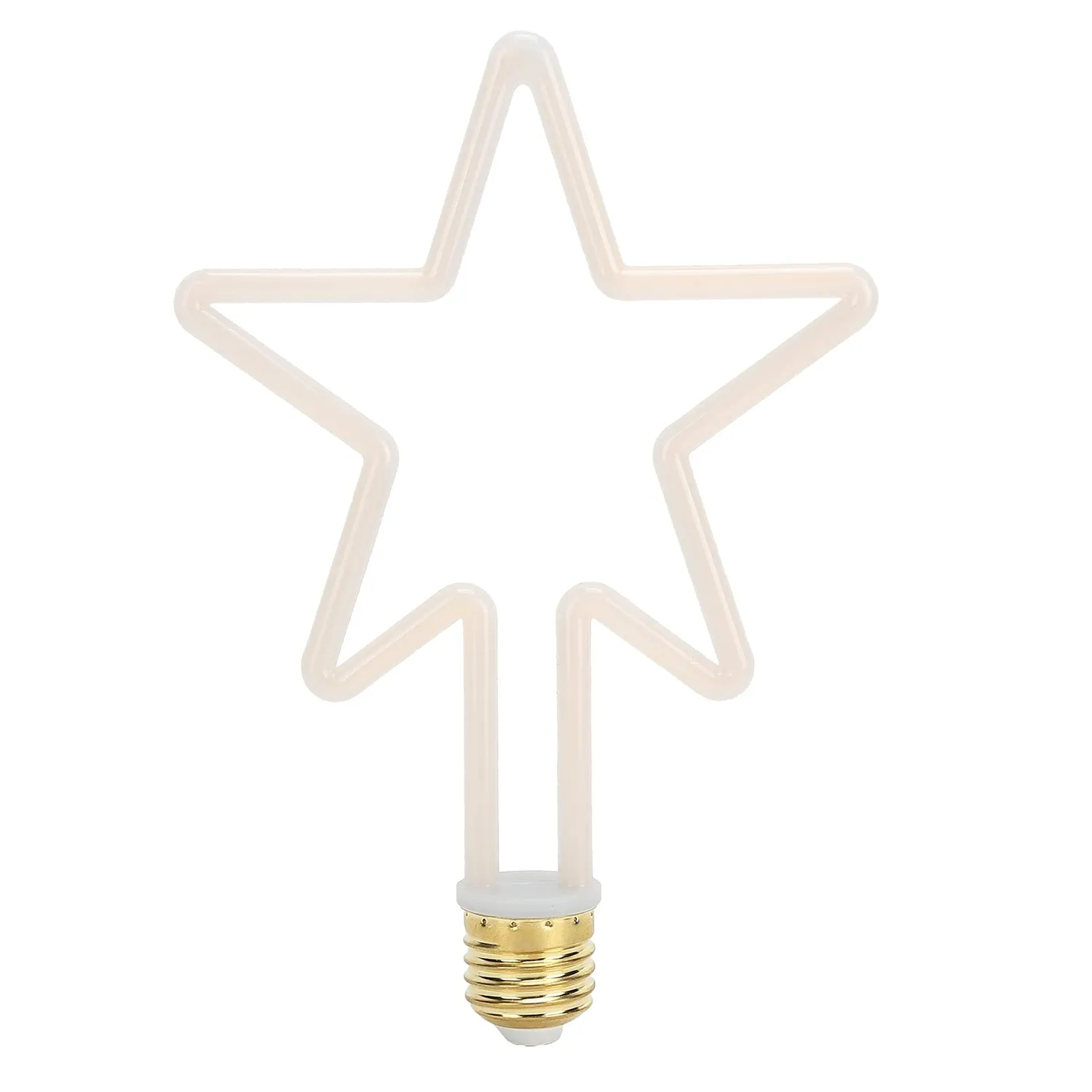 Garosa ampoule LED étoile à 5 branches E27 8 W lumière chaude