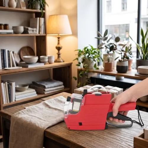 Garosa MX6600 étiqueteuse de prix double ligne rouge