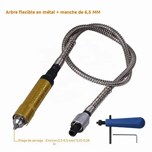 Garosa Arbre Flexible Meuleuse 20000 tr/min 3,2 mm Précision