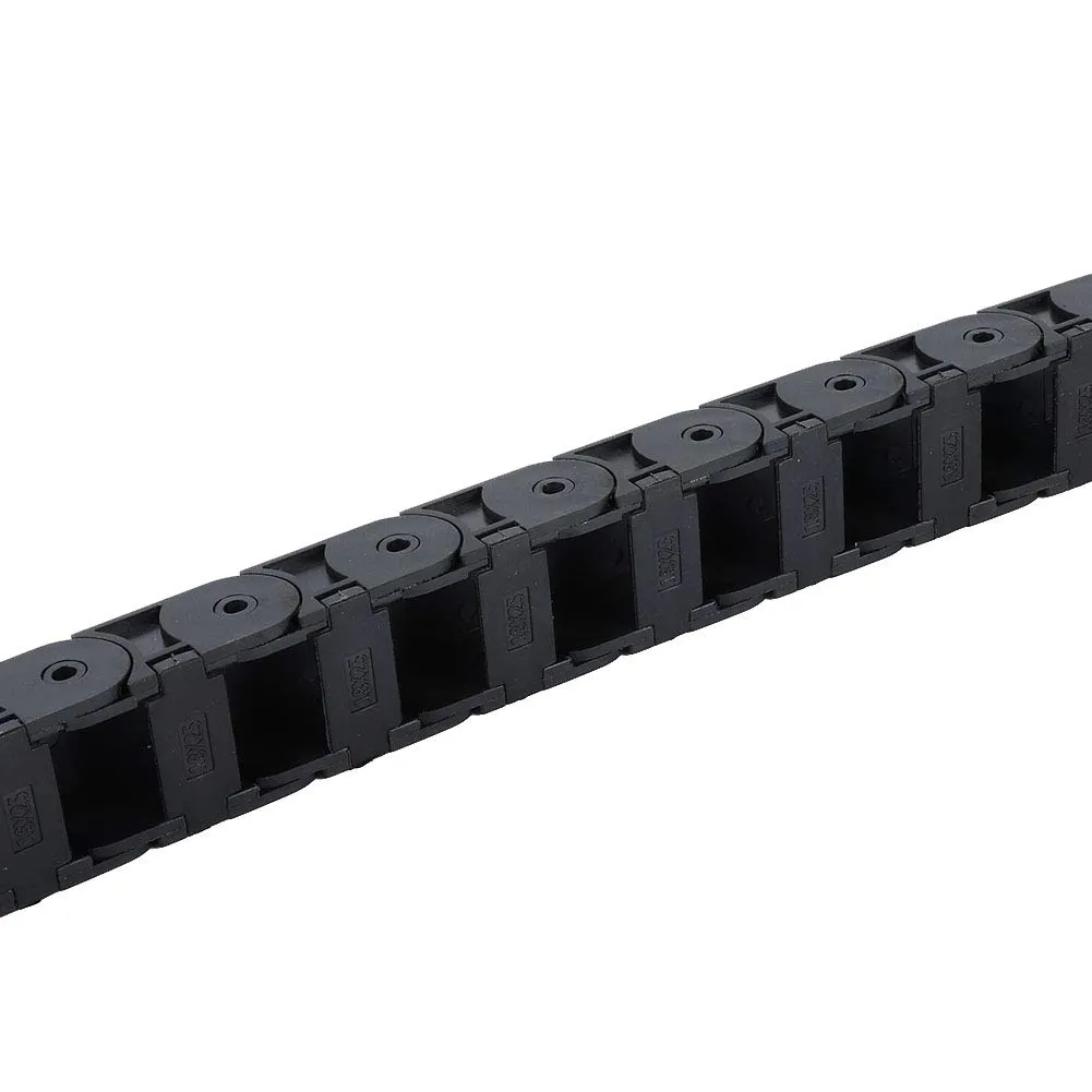 Garosa R38 chaîne porte-câble nylon noir 18x25mm 1m
