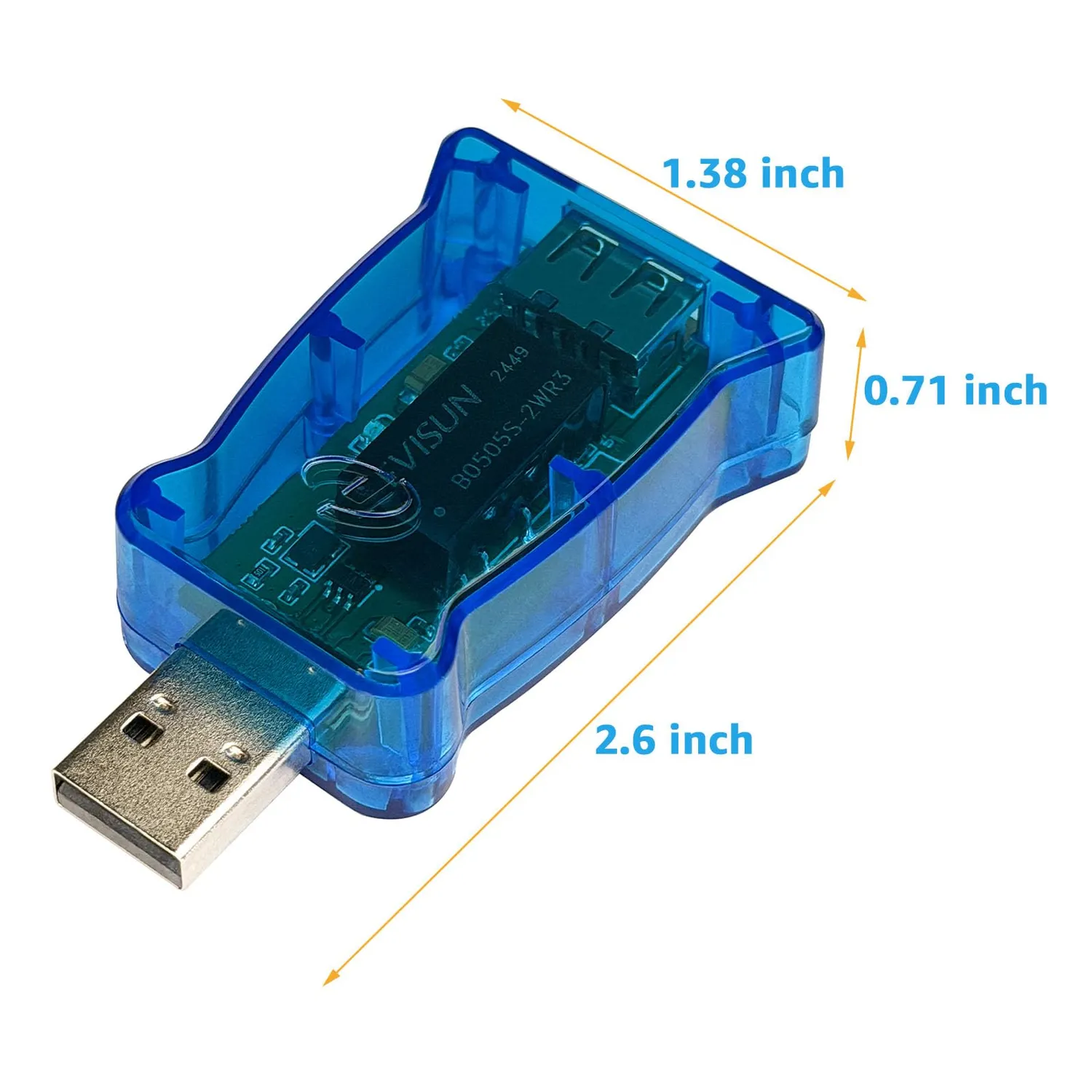 DSD TECH SH-G01B isolateur USB 2.0 480 Mbps