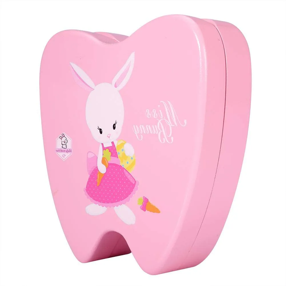 Garosa boîte à dents de bébé en bois 20 compartiments
