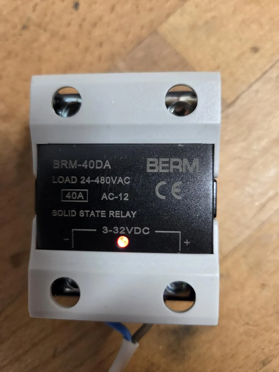 Garosa BRM-40DA Relais statique 40 A 3–32 V CC / 24–480 V CA