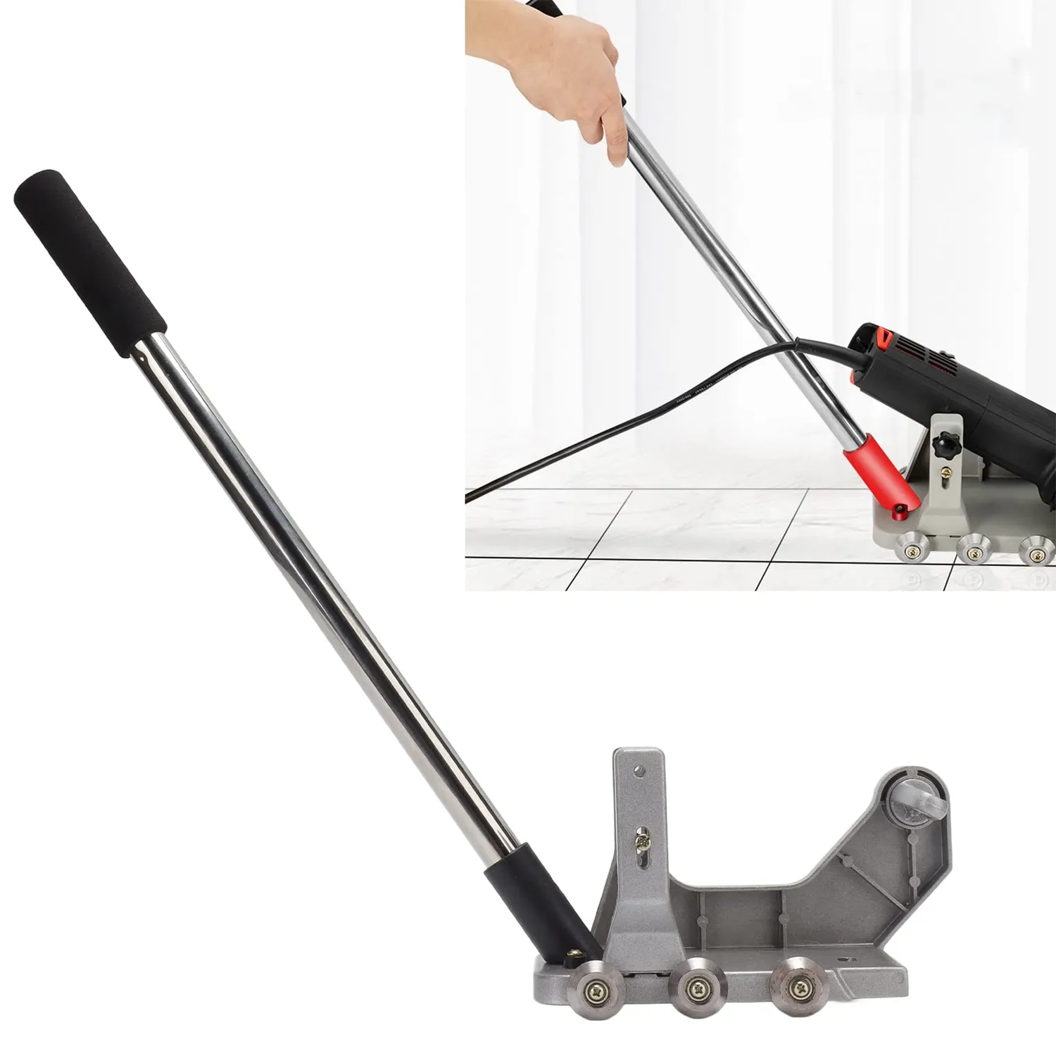 Garosa Support Nettoyage Joints Meuleuse 100 Alu Argent