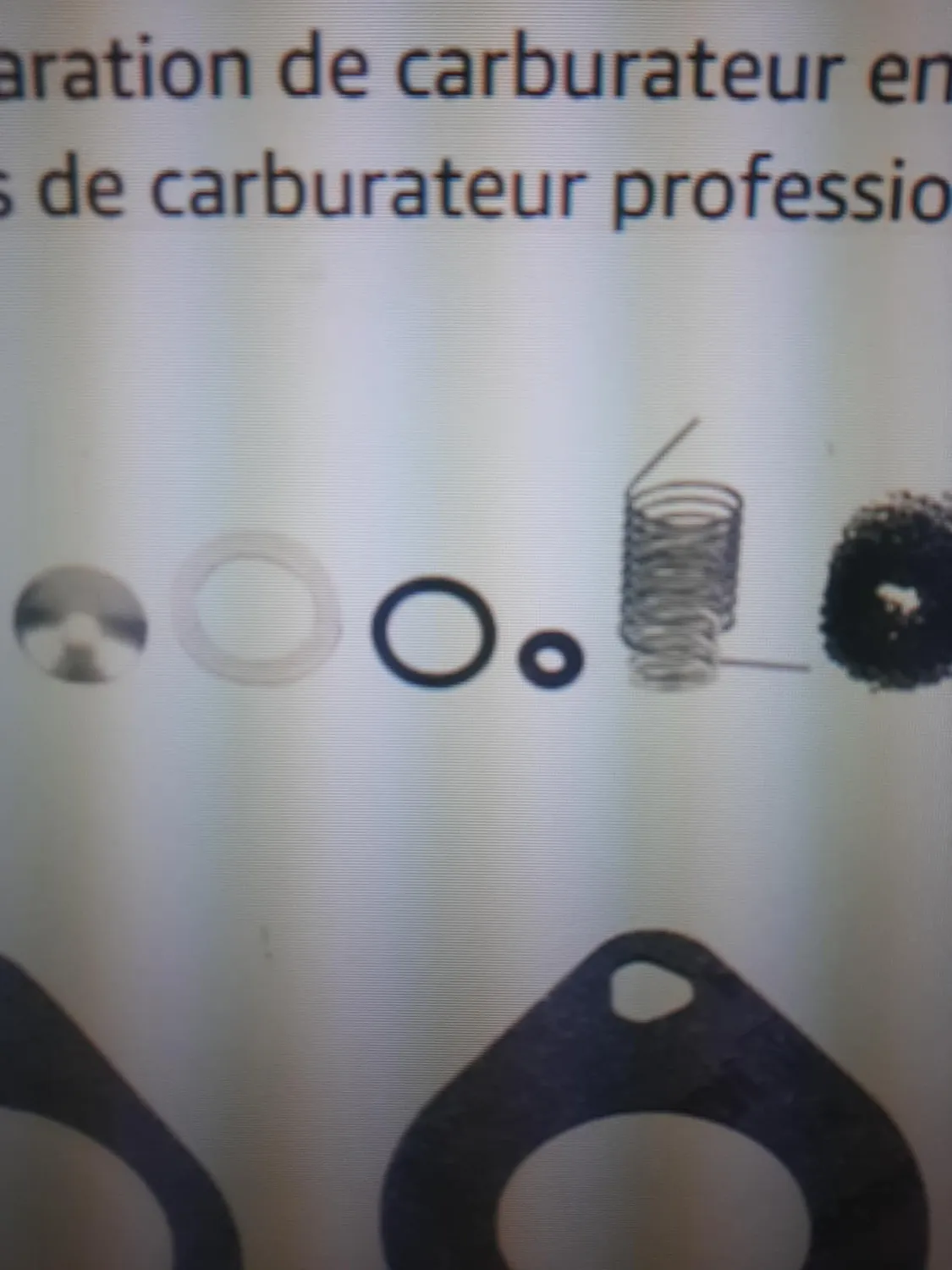 Garosa kit de réparation carburateur métal pour tondeuse