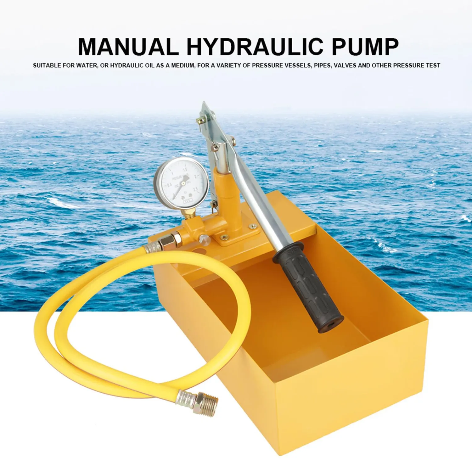 Garosa Pompe à essai de pression manuelle 2,5 MPa 13 ml/coup