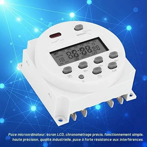 Garosa mini temporisateur programmable 12 V CC IP67 LCD