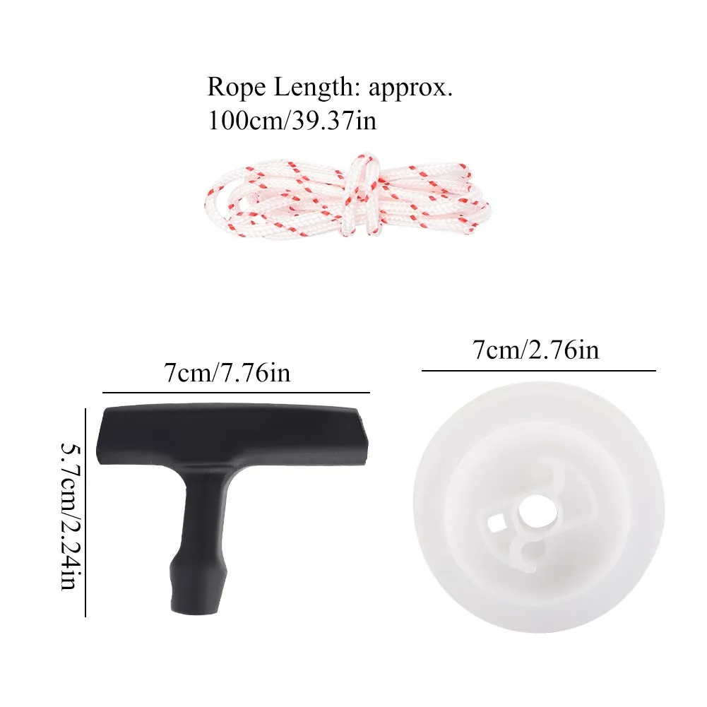 Garosa kit lanceur 029 039 MS290 MS390 poignée de démarrage avec corde 1 m