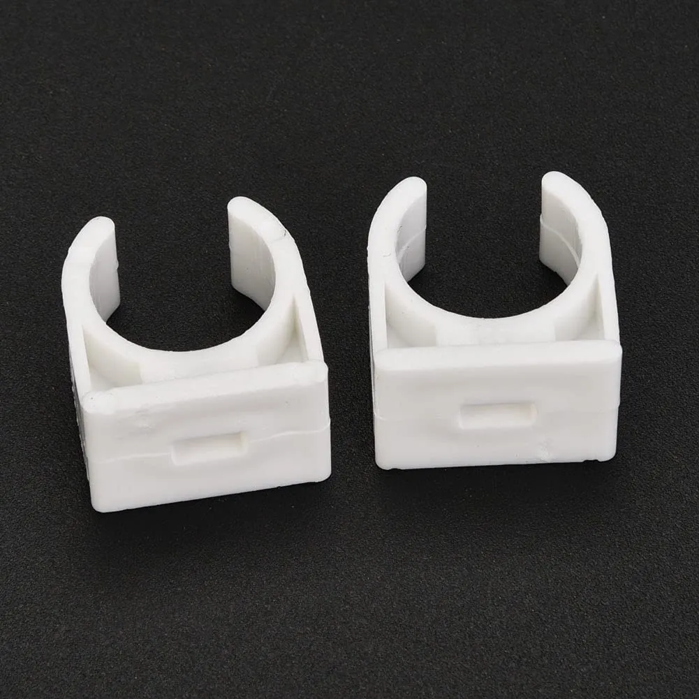 Garosa collier de tuyau en U 16 mm, lot de 20 en PPR blanc