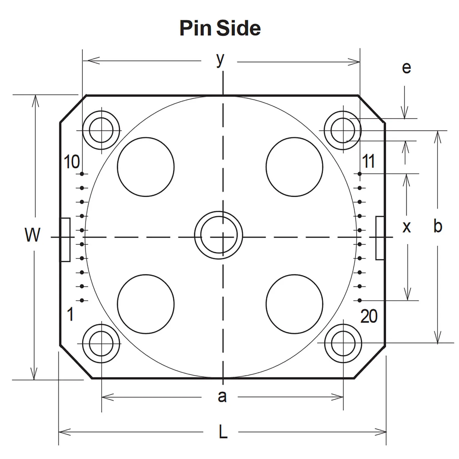 Talema High Power PCB Mount 35VA à 160VA transformateur