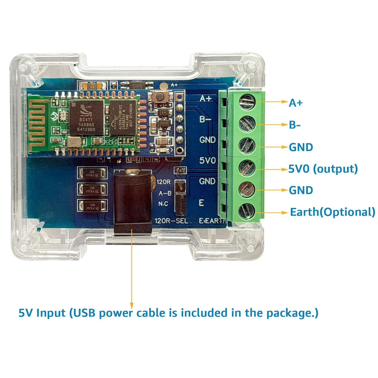 DSD TECH SH-B20 adaptateur RS485 Bluetooth 2.0