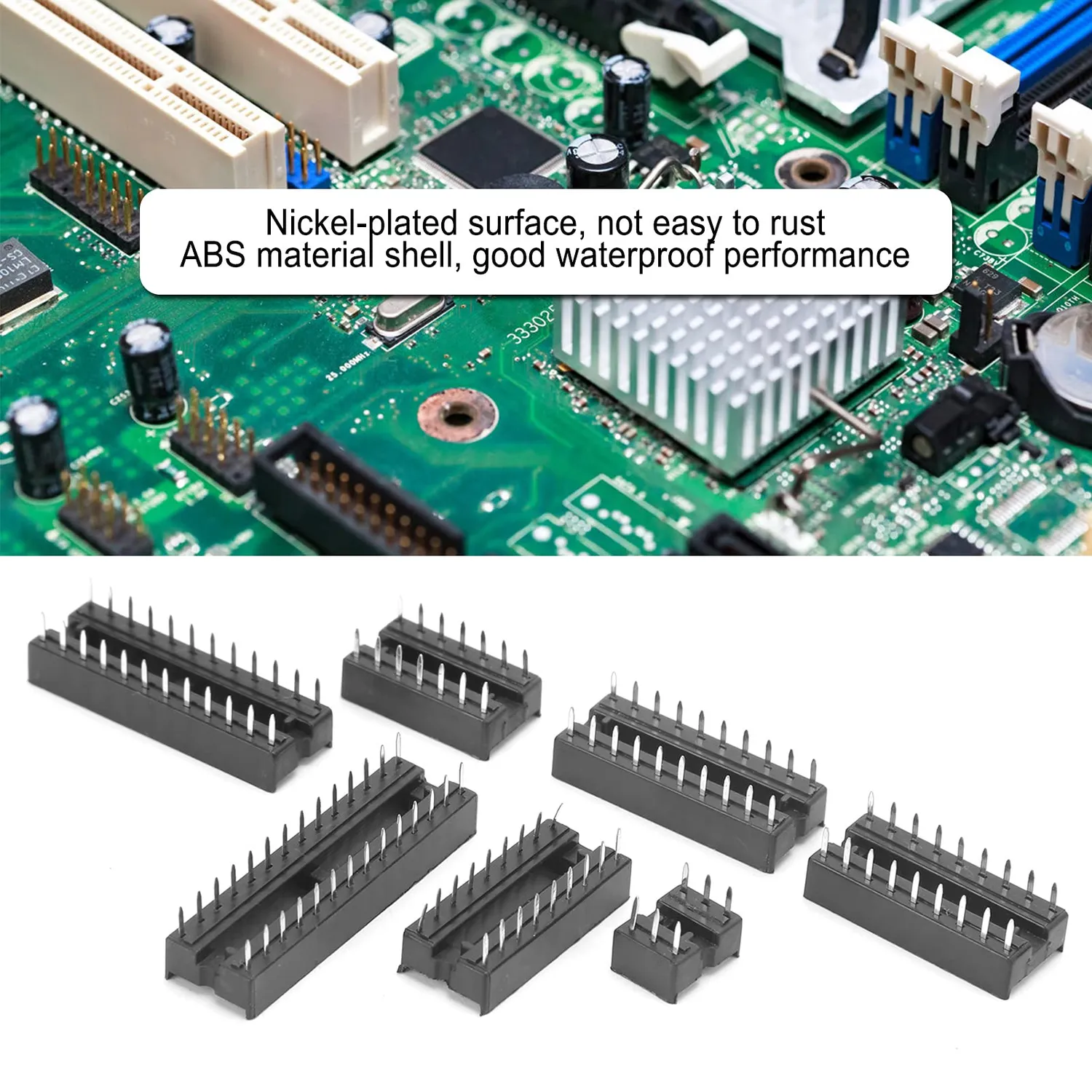 Garosa Kit électronique 66 supports IC DIP 2,54 mm