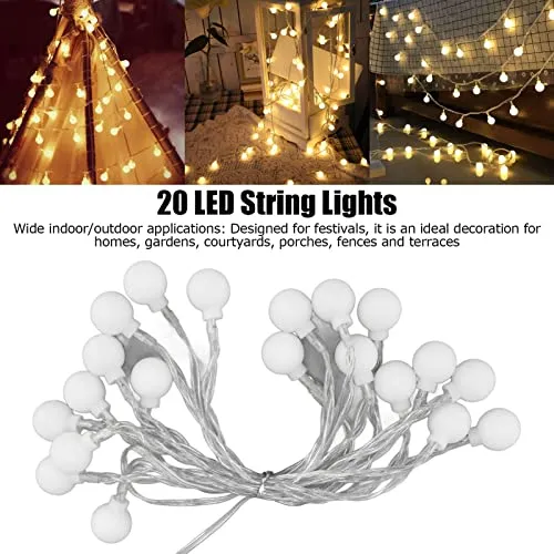 Garosa guirlande LED globes 20 perles USB 3m chaud