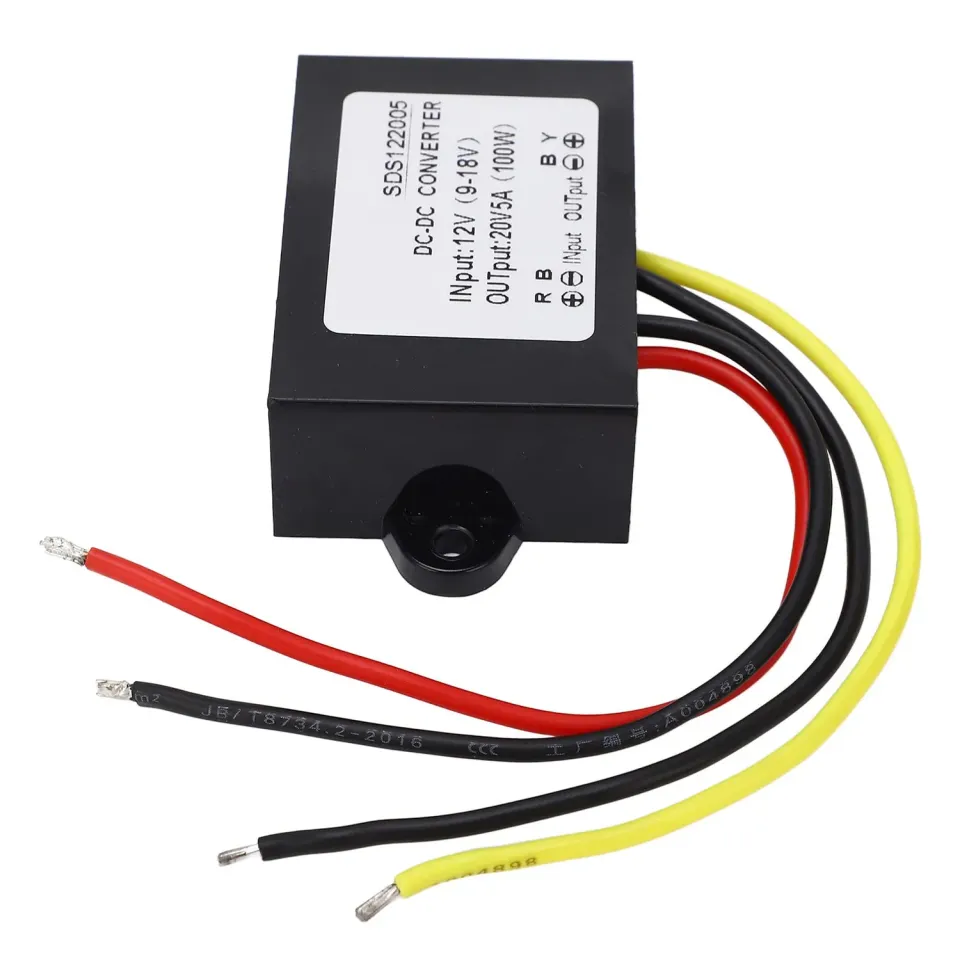 Garosa convertisseur DC-DC 12 V vers 20 V 5 A IP67 100 W