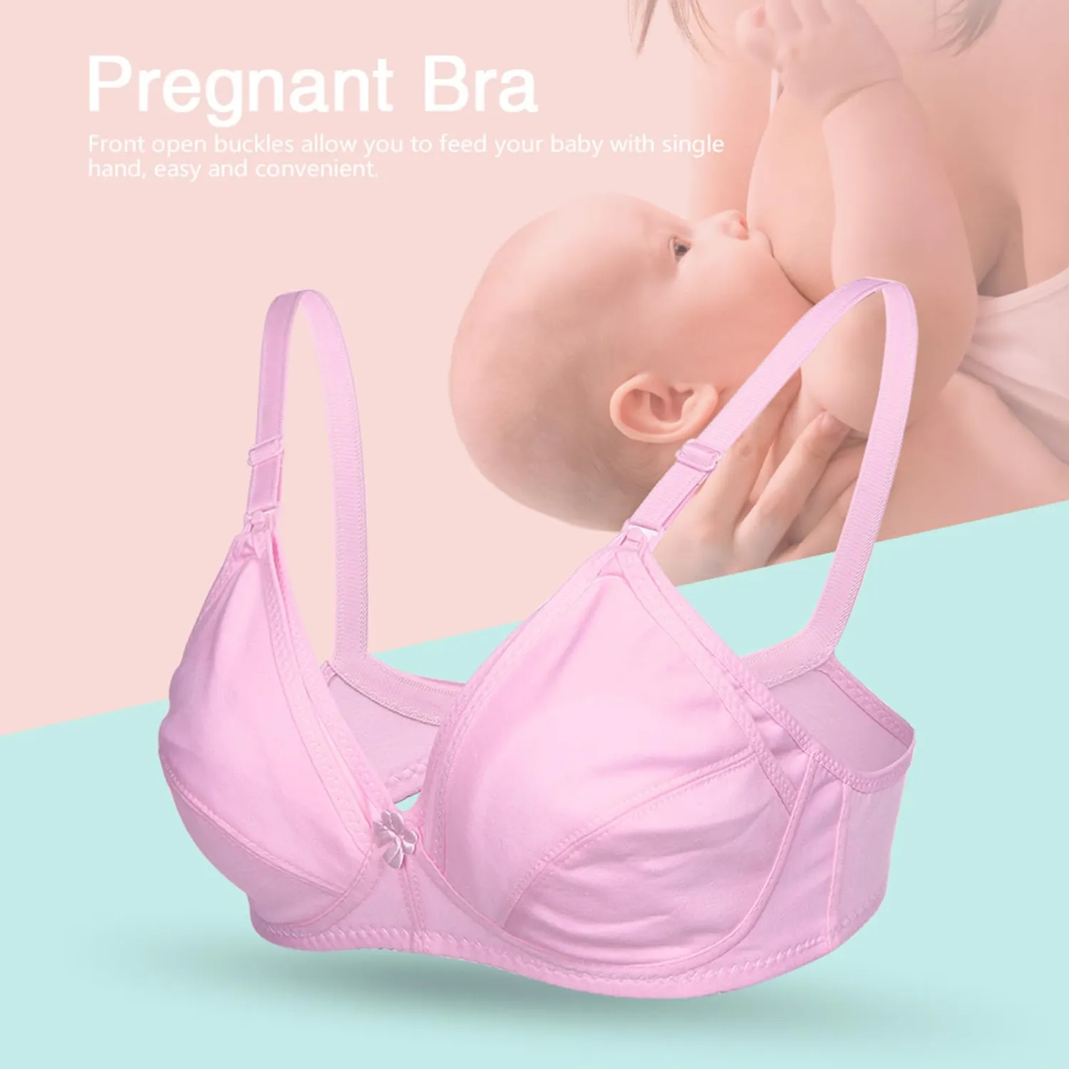 Garosa soutien-gorge allaitement coton rose 38/85
