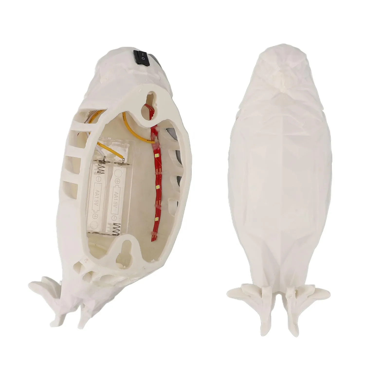 Garosa applique murale LED animal vautour résine blanc chaud