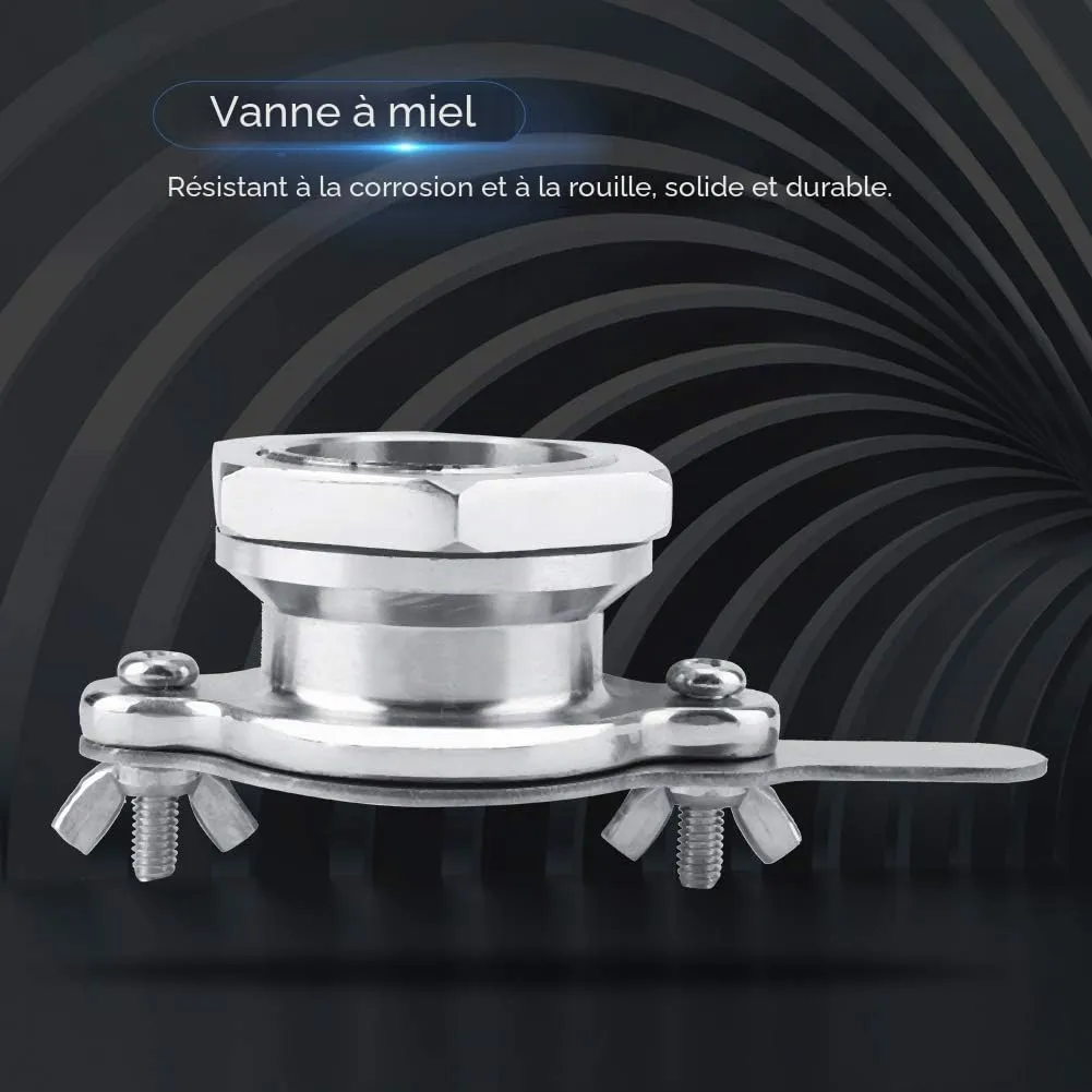 Garosa Robinet à miel inox extracteur 12,2 cm anti-fuite
