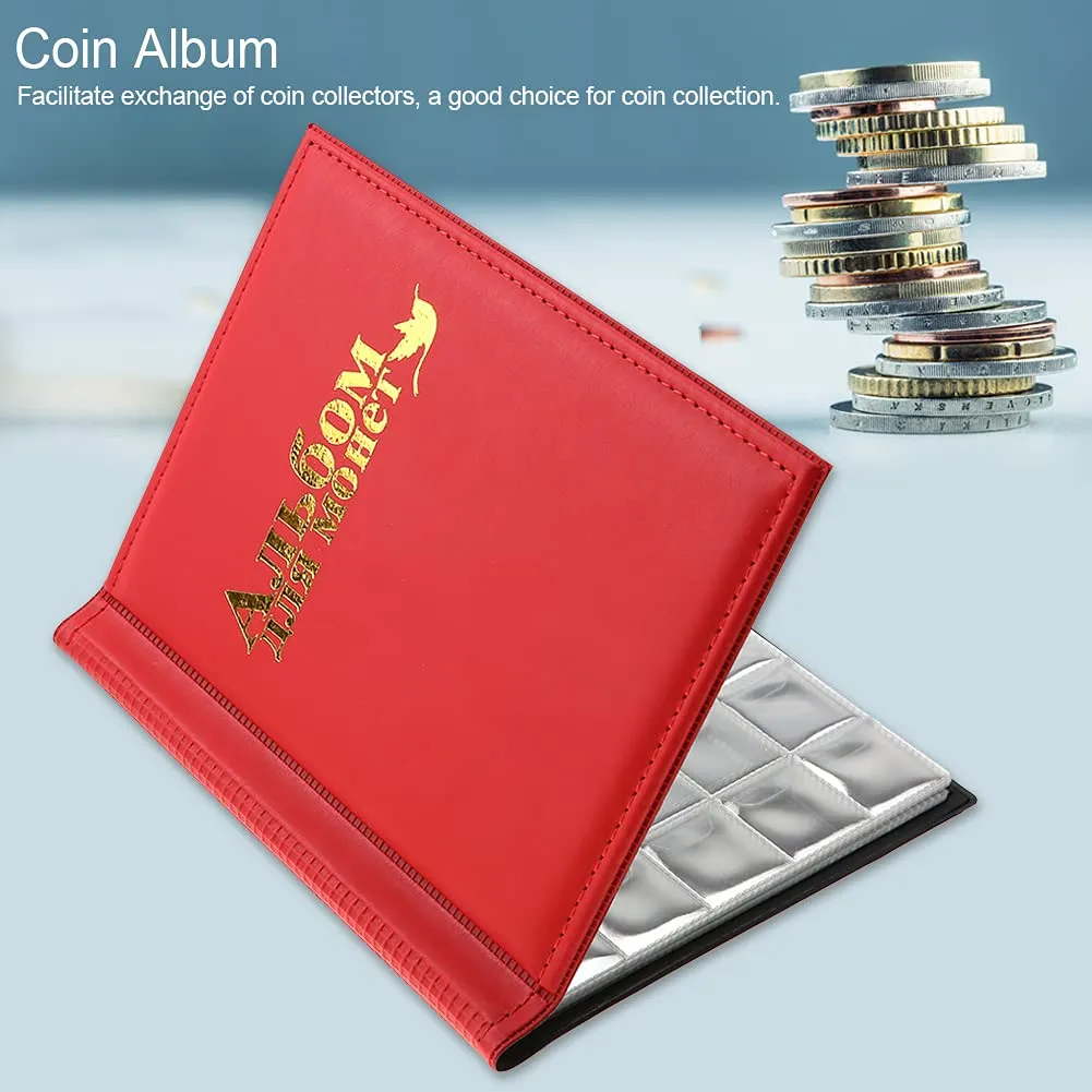 Garosa album pour pièces de monnaie 250 pochettes brun