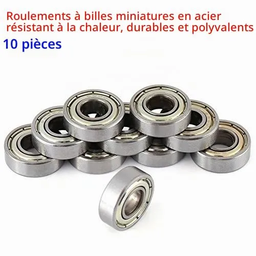 Garosa 698ZZ Roulements à Billes 10 pcs 8x19x6 mm ZZ