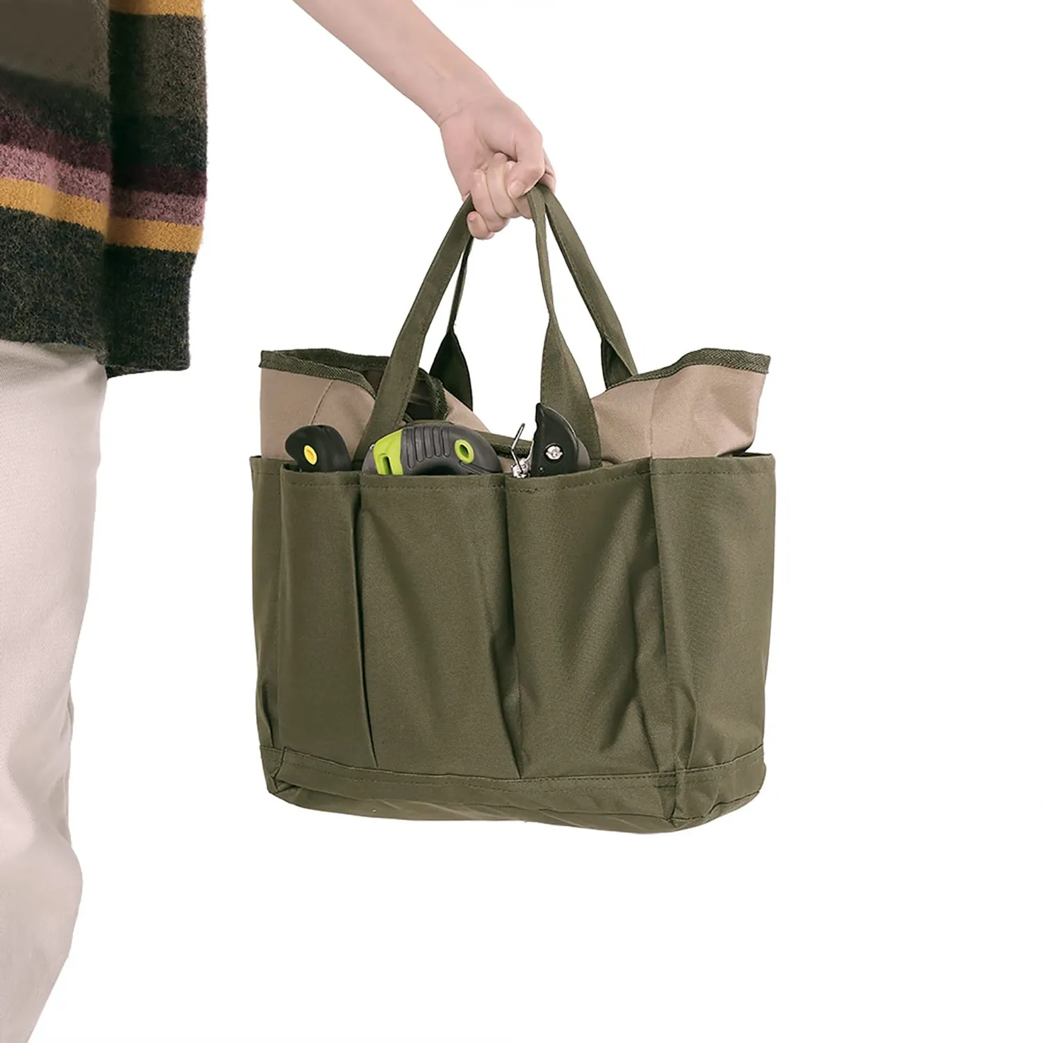 Garosa Sac de rangement de jardinage avec petit sac amovible