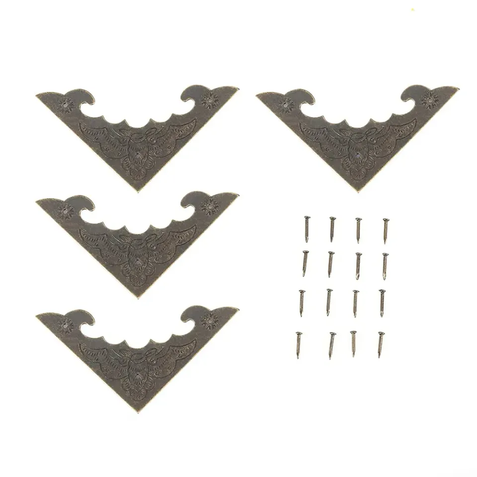 Garosa protège-coins en fer bronze, lot de 12