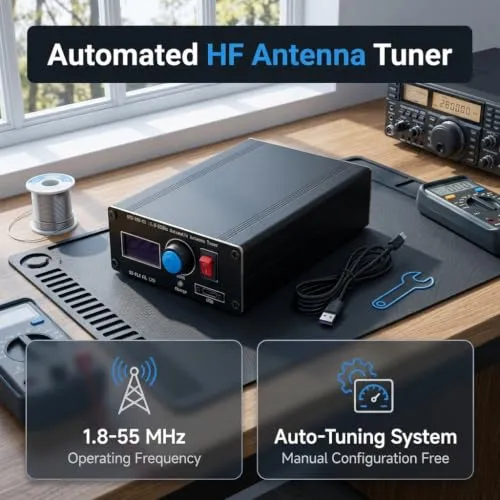 Garosa ATU-100 syntoniseur d’antenne automatique 1,8–55 MHz 100 W