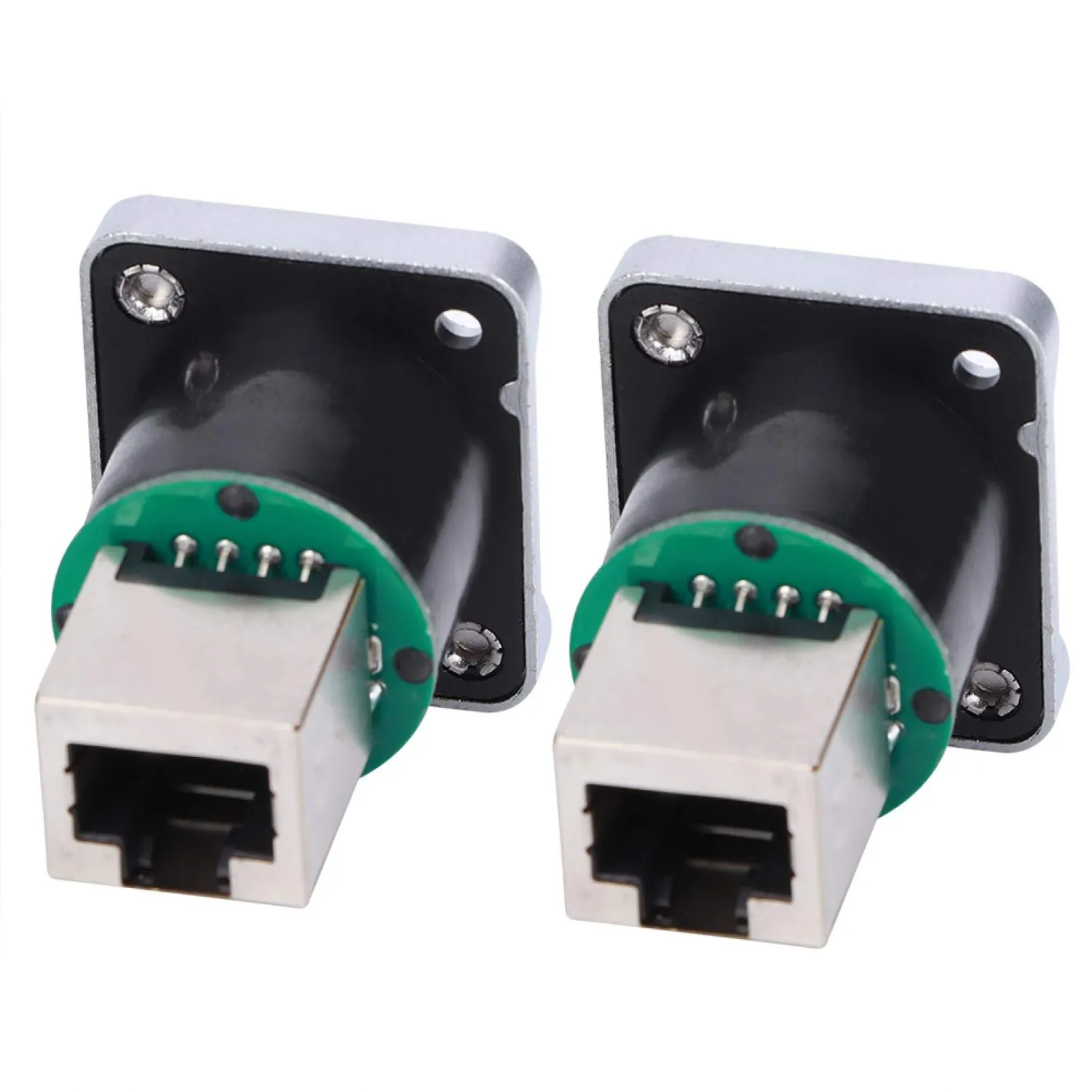 Garosa connecteur RJ45 2 ports droit ignifuge 8 pôles