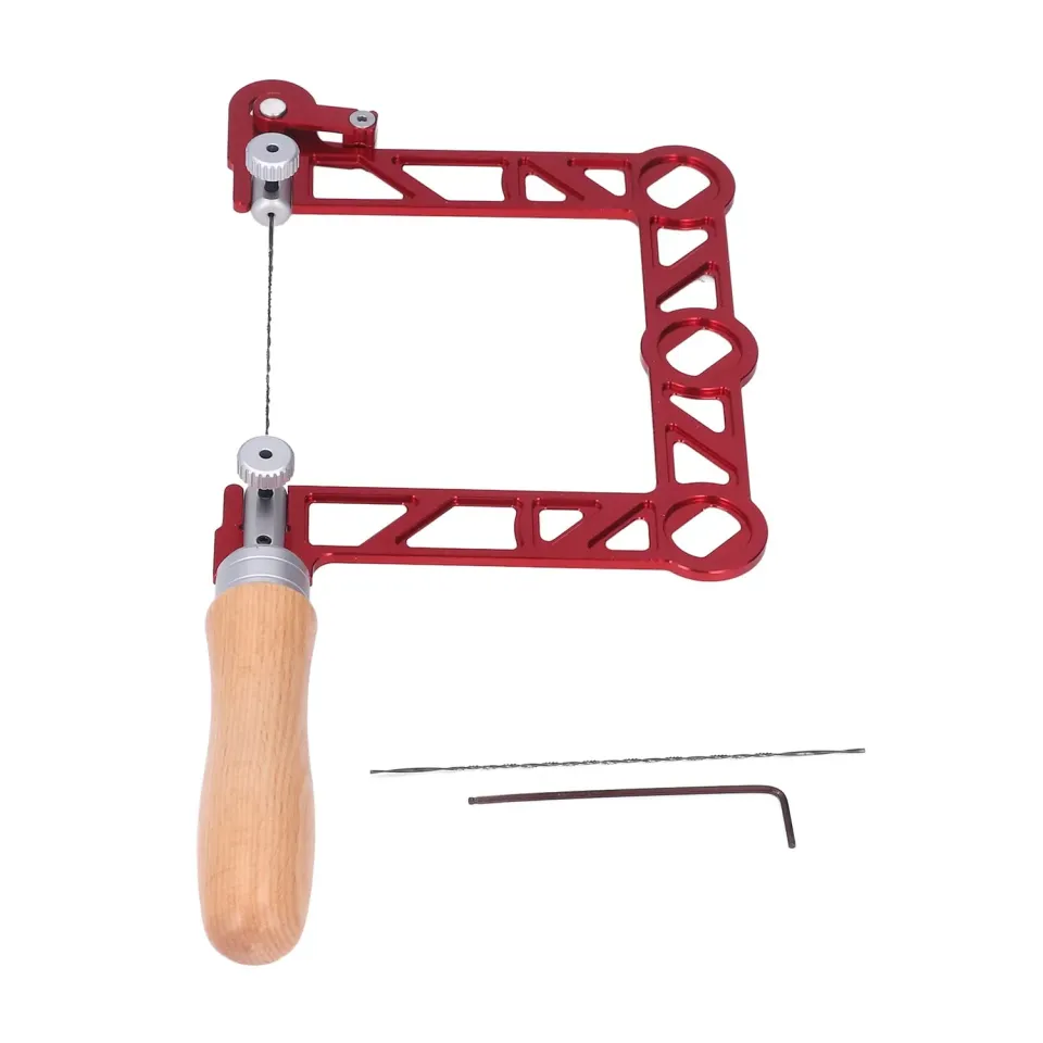 Garosa scie à chantourner manuelle 4 pouces à cadre ajustable