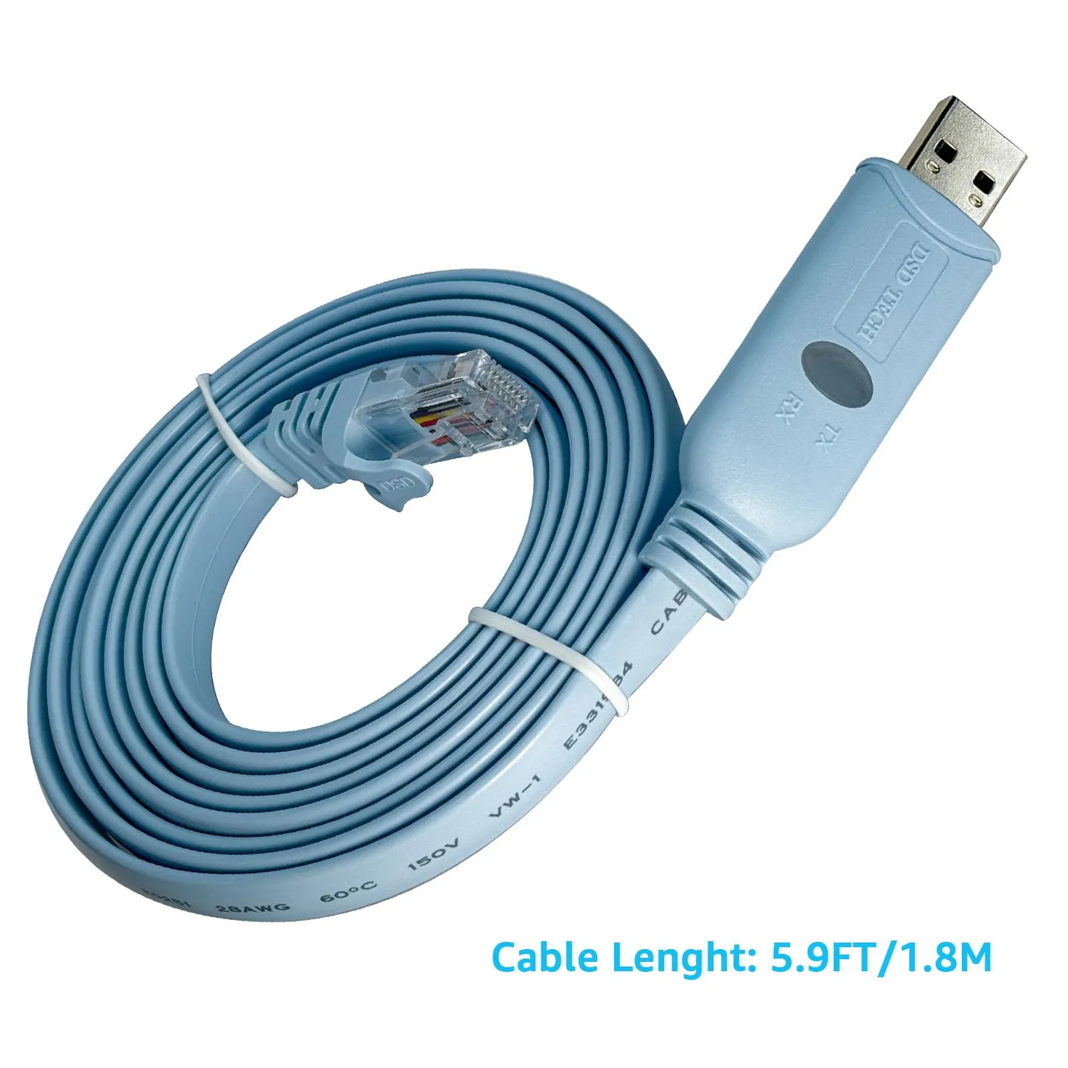 DSD TECH SH-RJ45A câble console USB RJ45 avec puce FTDI