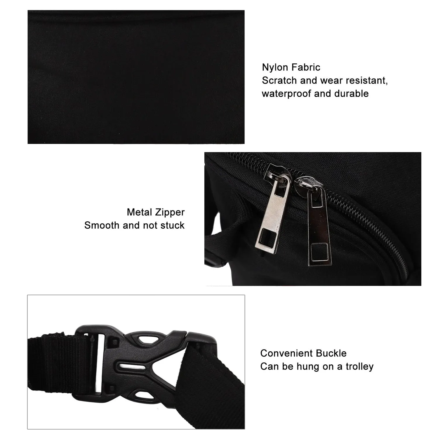 Garosa sac isotherme pour biberon noir en nylon
