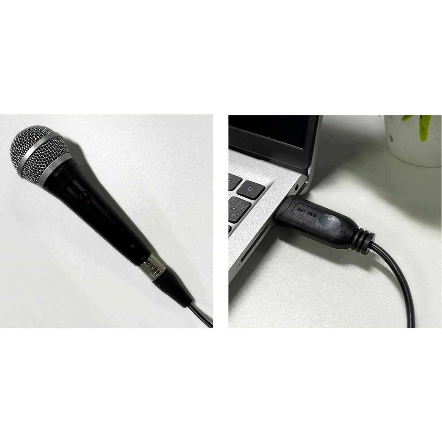 DSD TECH SH-AU20A câble USB vers XLR 1,8 m pour micro dynamique